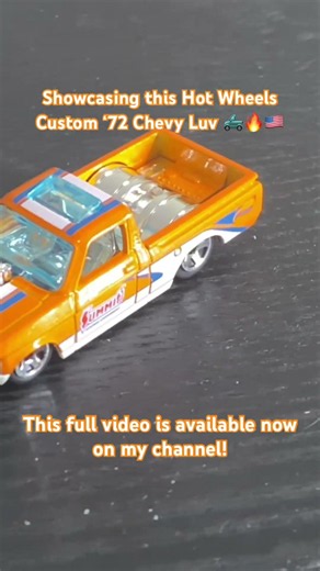 Showcasing this Hot Wheels Custom ‘72 Chevy Luv 🛻🔥🇺🇸