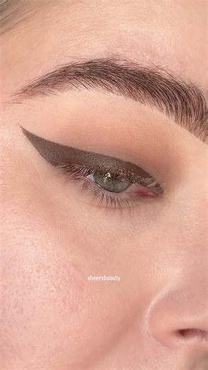 do you think brown liner is underrated? 🤎 #makeup #makeuptutorial