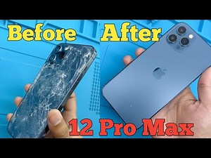 iPhone 12 Pro Max Full Repair | Body Display Battery Changed | Before & After 😱