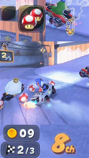 4.8K views · 31 reactions | NINTENDO HATES 1ST PLACE Mario Kart World 3 Blue Shells on DK Pass | Short Cat | Facebook