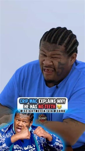 Crip Mac Explains Why He Has No Teeth 😂
