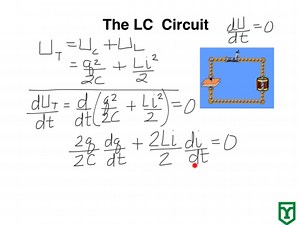 Simple Harmonic Oscillators: LC Circuit