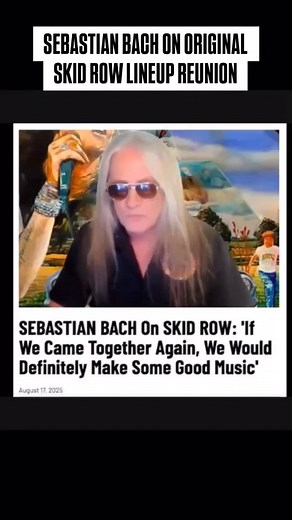 1.2K views · 41 reactions | Former @officialskidrow frontman Sebastian Bach recently discussed the POSSIBILITY of a reunion of Skid Row’s original lineup. What do you think?  FOLLOW FOR MORE 落 #hairmetal #skidrowband #sebastianbach #80smetal #rock #metaltalk #rocktalk #brutalplanetmedia #metal #heavymetal #music #metalnews #rockmusic #fyp | Brutal Planet Media | Facebook