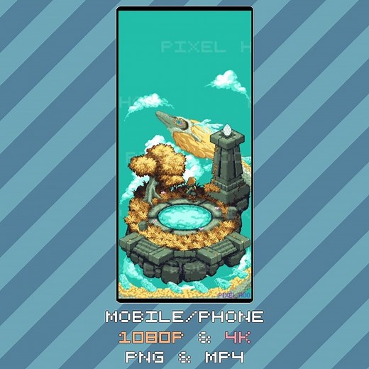 Zelda Totk Animated Pixel Art Wallpaper | 4K & 1080p Mobile - Etsy