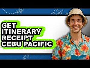 How to Get Itinerary Receipt Cebu Pacific - Step by Step