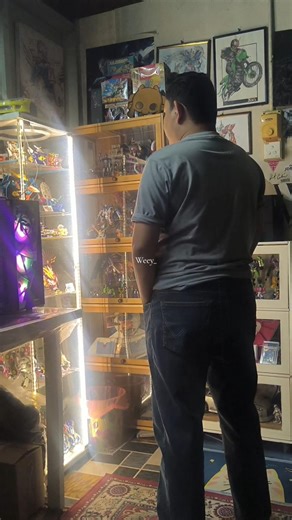 MY NEW SETUP CABINET DISPLAY FOR MY COLLECTION TOYS 🤩 #toycollector #fyp #shorts #hobby #fypage