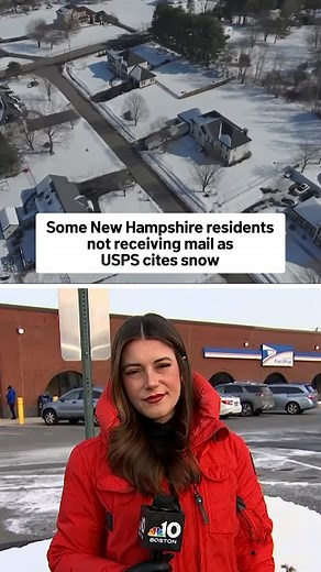 The United States Postal Service says customers are responsible for clearing snow around their mailboxes. | NBC10 Boston