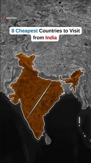 8 Cheapest Countries to Visit from India 🌍 | Budget International Trips 2026