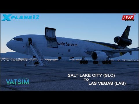 X-plane 12 MD-11 Vegas to Boeing Field VATSIM