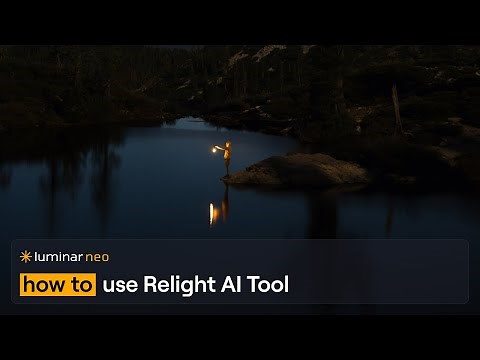 How to use Relight Tool | Luminar Neo