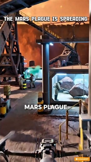 Mars Plague: Containment Breach 🚨 First Contact in the Infected Crater 👽 #MarsPlague #SHORTS #VFX