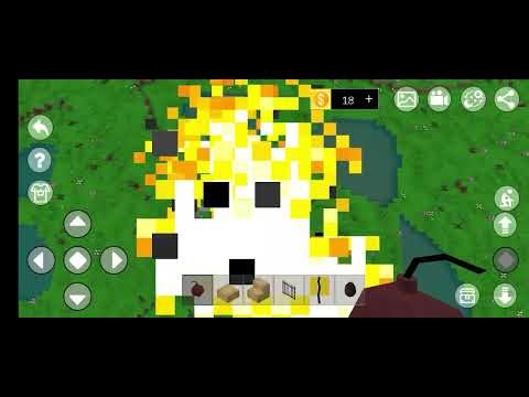 I find a white Bull in mini block craft in farm