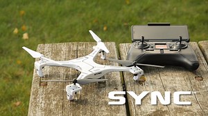 New from Dromida! Introducing the Ready-to-Fly Sync™ 251 UAV and FPV camera Drone! The UAV model makes it easy to fly your own quadcopter, inside or outdoors. By taking advantage of simple-to-use but advanced stabilizing features, the Sync 251 helps keep flight under control automatically! The FPV version makes it easy to capture high-definition aerial videos and still photos inside or outdoors. While you shoot breathtaking images, the Sync 251 draws on advanced stabilizing features to keep flig