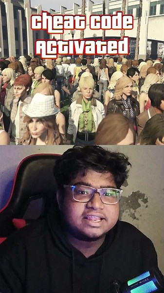 GTA 5 Secret Cheat Code..1000 Girls with Franklin💀😮#gta5 #gta5facts