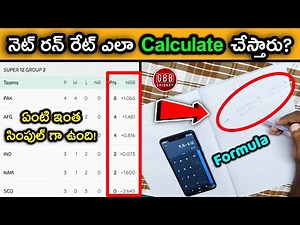 How Net Run Rate Works in Cricket | Easy NRR Calculation Guide | GBB Cricket