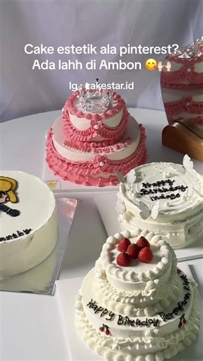 Cake Star: Estetika Kue Instagramable di Ambon