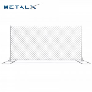 [Hot Item] Temporary Mini Mesh Chain Link Fence Galvanized Chain Link Temporary Fence Steel Hoarding Temporary Fence