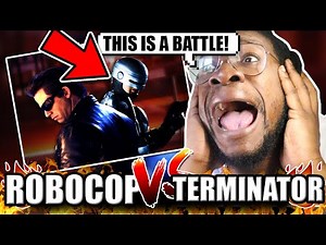 Terminator vs Robocop. Epic Rap Battles of History (REACTION!)