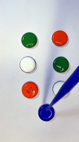 Coin colouring🌈💦🟢🔴🟣#colors#satisfying #art #fun #entertainment #coin#shorts