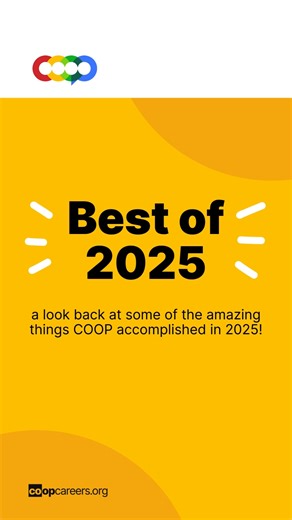 COOP Careers / “ko-op” on Instagram: "2025 was a year of growth, grit, and measurable impact at COOP. Across programs, partnerships, and communities, we turned opportunity into real outcomes, and these accomplishments reflect the power of our mission in action. 👏 Grateful to our alumni, fellows, partners, funders, supporters, and staff who make this work possible. Here’s to making even more impact in 2026. 🎉"