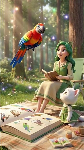 Do you know this bird? 🐦✨#part25 #aicatstory