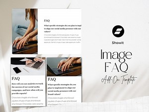 Showit FAQ Template häufig gestellte Fragen Canvas Add on - Etsy.de