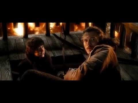 The Hobbit - Bain gives Bard the black arrow