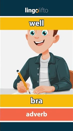 🇬🇧🇸🇪 well - bra : learn English : låt oss lära oss engelska : vocabulary builder