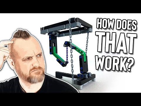 LEGO Technic Tensegrity structure explained. How does it work?