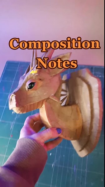 Paper Mache Dragon Head Sculpture Process