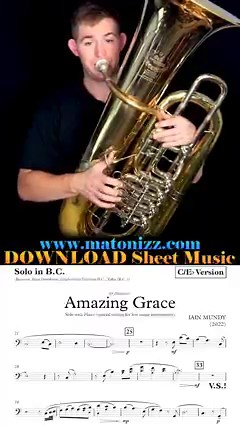 6.1K views · 159 reactions |  Phenomenal Tuba High Range and Tone   DOWNLOAD SHEET MUSIC - https://www.matonizz.com/product/amazing-grace/  JP INSTRUMENT BUNDLES - https://www.matonizz.com/shop/?jsf=epro-products:zz&tax=product_cat:158 ‍ ONLINE LESSONS - briankelleytuba@gmail.com #tuba #amazinggrace #highnotes #solo #lowbrass | Matonizz | Facebook