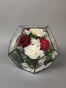 Flowers for Grave Handmade, Memorial Glass Flower Arrangement for Cemetery in Vase, Grave Decoration, Artificial Fall Cemetery Flowers - Etsy