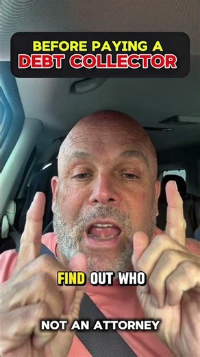 Before You Pay a Debt Collector, Ask This One Question First #debtcollector #creditrepair #debt