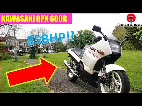 1988 gpx 600r way ahead of its time (review) - 1996 Kawasaki gpx 600r 592cc full video view