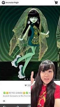 Scarah Screams coming out on Mattel Creations Fang Club on January 9, 2026 at 9am PT!! #monsterhigh