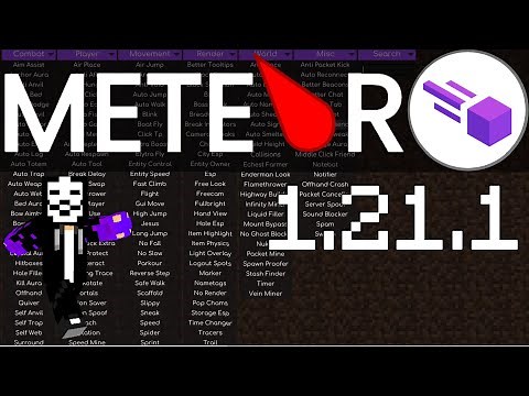 DOWNLOAD: Meteor Hacked Client - FREE - Minecraft Java 1.21.1