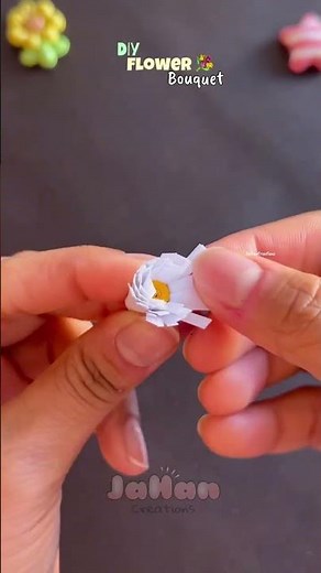 DIY mini paper flower bouquet 💐 #diy #handmade #papercraft #shortvideo #gift