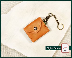 Leather Coin Pouch Sewing Pattern: DIY Snap Wallet (digital PDF) - Etsy Australia