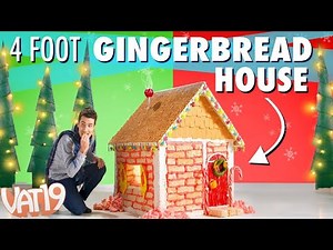 DIY Giant Gingerbread House Vs. Kids | VAT19
