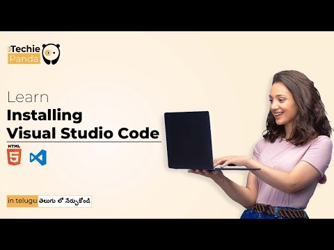 Installing Visual Studio Code in Telugu||Visual Studio Code Setup|| Coding School ||Best HTML Editor