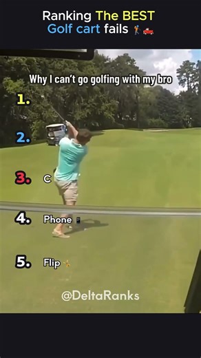 Ranking The BEST Golf cart fails !🏌️🛻