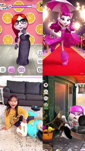 My Talking Angela – Funny Moments #mytalkingangela #shorts #funny