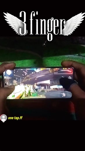 3 Finger Custom Hud Free Fire Handcam Gameplay 🎯🔥