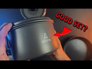 Alocs Lightweight Compact Camping Cookware Set - Review