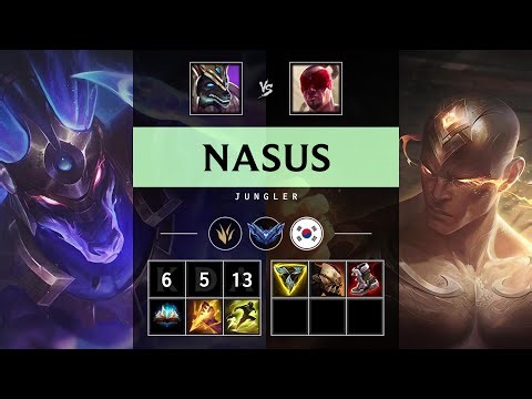 Nasus Jungle vs Lee Sin - KR Diamond Patch 25.19
