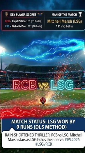 LSG VS RCB | #ipl2026 #cricket #rcbians #lsgwin #lsg #ipl #rcbpavilion