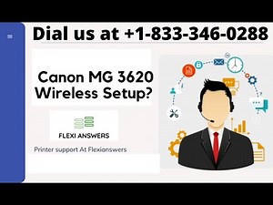 Canon MG 3620 Wireless Setup| How to connect Canon MG 3620 wirelessly to PC
