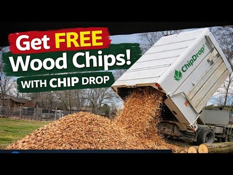 How I Get FREE Wood Chips Delivered to My Property @getchipdrop