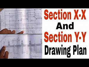 What Is Section X-X And Section Y-Y In Construction Dawing Plan Vedeo | URDU/HINDI