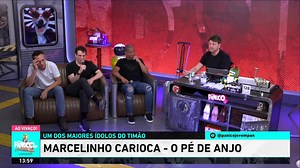 955K views · 50K reactions | #Pânico | Marcelinho Carioca - Oficial se emociona ao falar do pai e ao relembrar início de carreira: "O que eu mais tenho de valor, que meu pai me passou, é saber respeitar o próximo"  Confira na JP News | Programa Pânico | Facebook